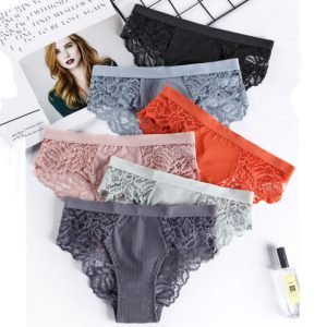 Luvander Cotton Lace Bikini Underwear - 3PCS